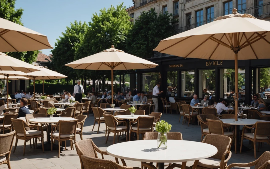 Stratégies pour maximiser l’ombre de votre parasol sur la terrasse de votre restaurant